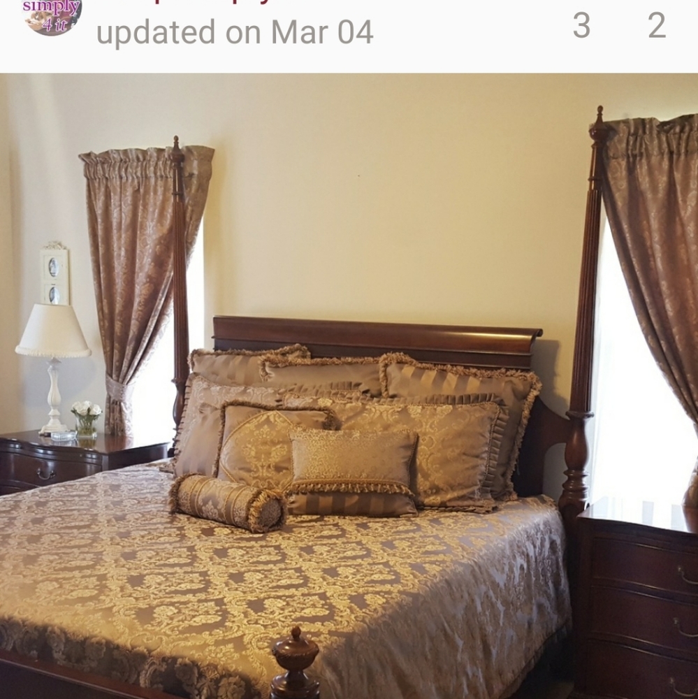 Waterford King Duvet Reversible Bryanne Fawn
